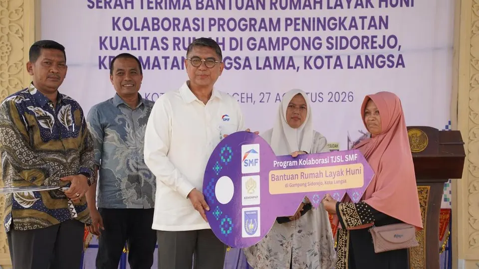 SMF Renovasi 18 Rumah Jadi Layak Huni di Kawasan Kumuh Kota Langsa