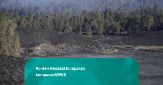 Foto, Kawasan Danau Ranu kumbolo Menghitam Usai Dilanda Kebakaran TNBTS