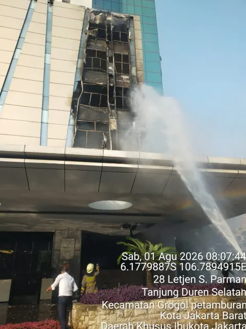 Peristiwa Kebakaran Hotel di Jalan Letjen S. Parman Jakarta Barat