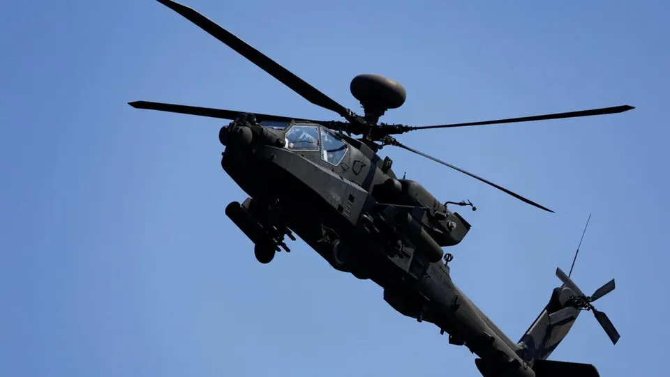 Helikopter AH-64 Apache Jatuh di Texas, Dua Prajurit Angkatan Darat AS Tewas