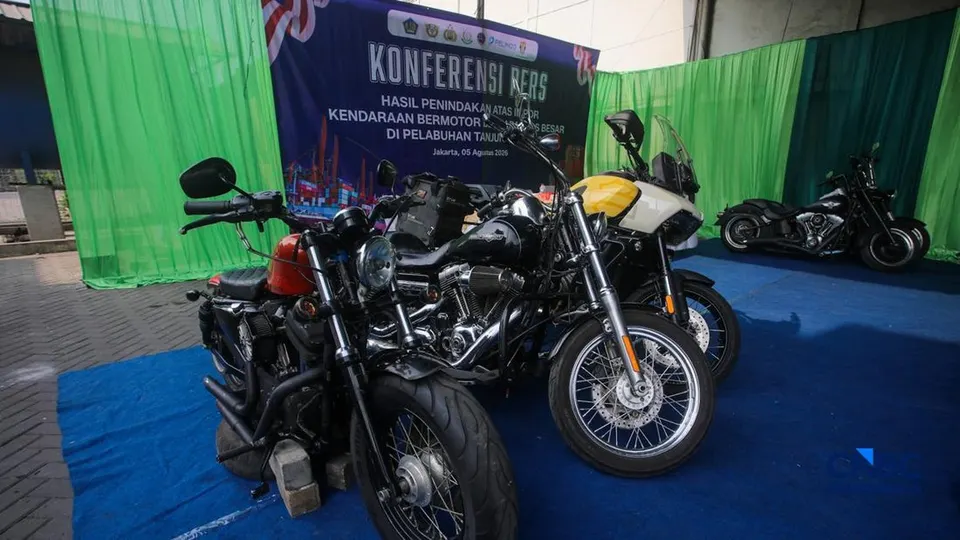 Penyelundupan Harley-Davidson Bekas Asal China Digagalkan di Pelabuhan Tanjung Priok