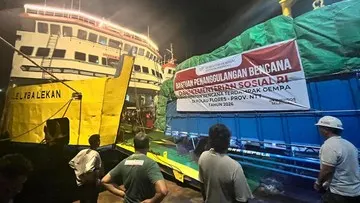 Kementerian Sosial Kirim Tambahan Bantuan Logistik Melalui Jalur Laut untuk Korban Gempa Flores