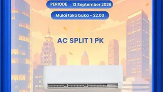 Beli AC Baru 1 PK di Transmart Full Day Sale, Bisa Hemat hingga Rp 1,7 Juta