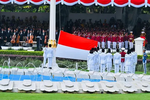 Distribusi 8.100 Kursi Upacara HUT ke-81 RI di Istana Merdeka