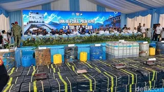 5 Fakta 14 Juta Jiwa Selamat Berkat Kapal 2,6 Ton Narkoba Cair Disergap