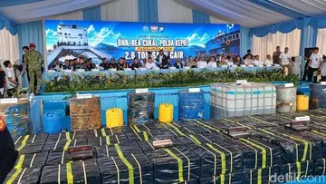 5 Fakta 14 Juta Jiwa Selamat Berkat Kapal 2,6 Ton Narkoba Cair Disergap