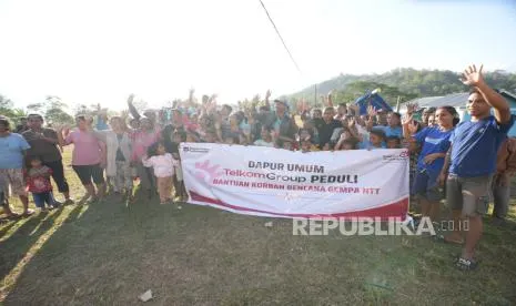 TelkomGroup Salurkan Bantuan Hingga Rp 1,3 Miliar untuk Warga Terdampak Gempa NTT