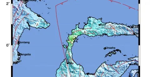 Gempa Magnitudo 6,2 Mengguncang Parigi Moutong, Getaran Terasa hingga Bontang