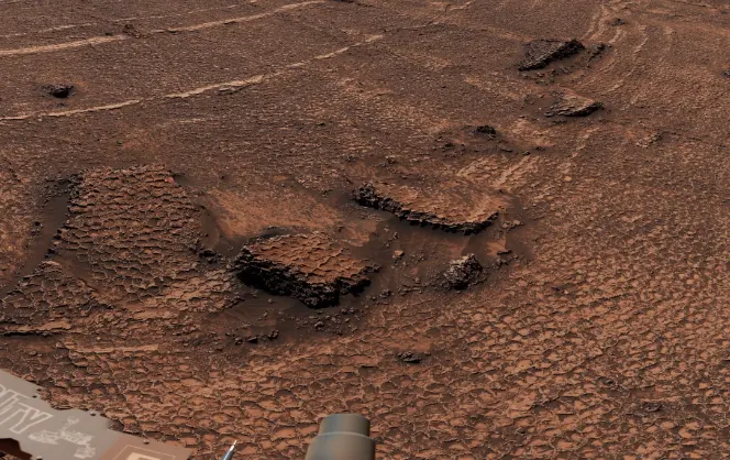 Penemuan Hamparan Retakan Poligonal di Lembah Mars oleh Wahana Curiosity NASA
