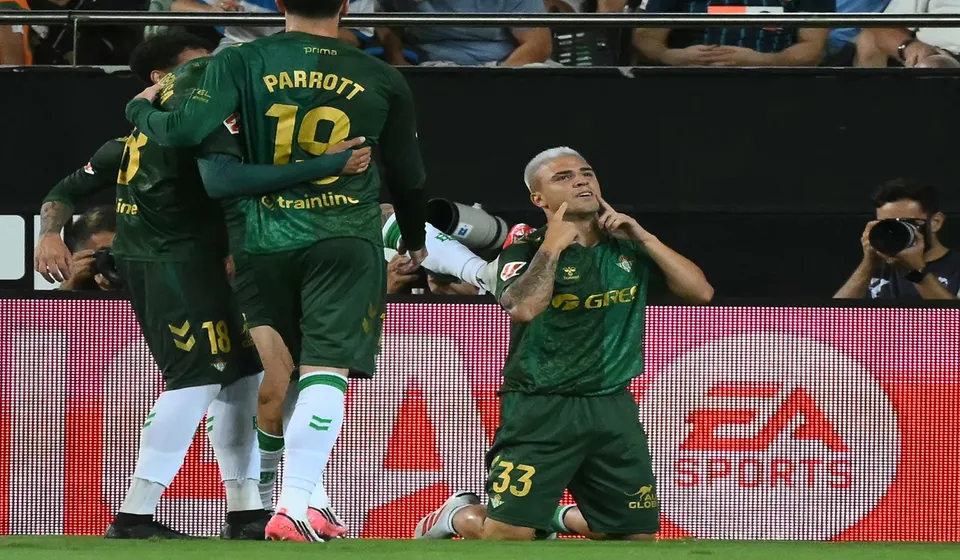 Hasil La Liga, Gol Larut Pablo Garcia Bawa Real Betis Tundukkan Valencia 1-0