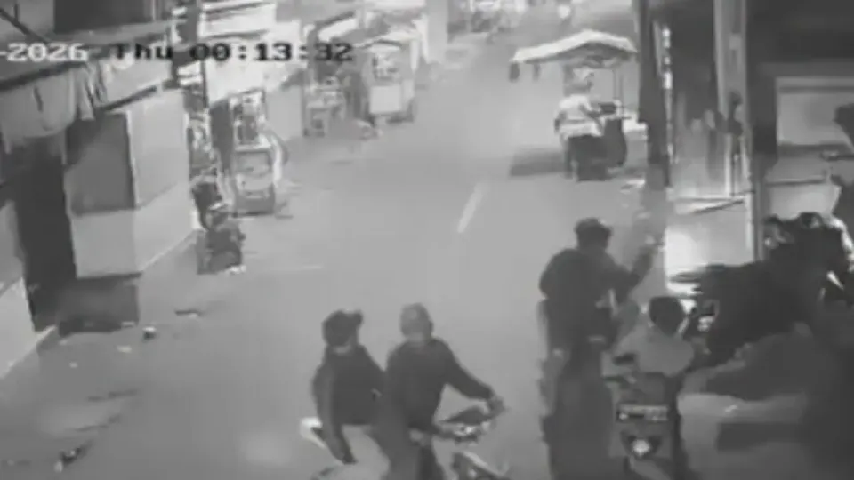 Empat Pemuda Diduga Gangster Serang Pria yang Sedang Nongkrong di Koja Jakarta Utara