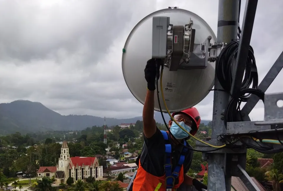Progres dan Realisasi Pembangunan BTS 4G Bakti Kominfo di Wilayah 3T