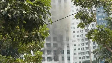 Kebakaran Apartemen di Tanah Abang, 14 Penghuni Dievakuasi
