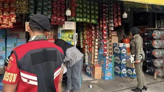 Tim Operasi Gabungan Sita Puluhan Ribu Batang Rokok Ilegal di Kota Malang