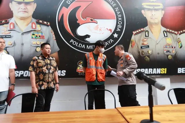 Polisi, Hasil Tes Urine Aktor Revaldo Positif Narkotika dan Psikotropika