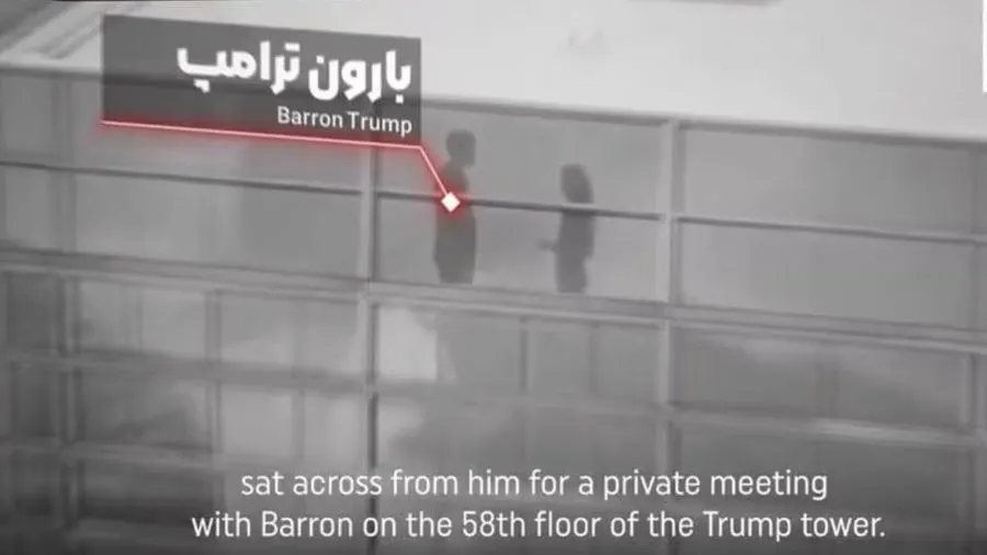 Ini Video TV Iran yang Ancam Bunuh Putra Trump Baron-Imbalan Rp 177 M