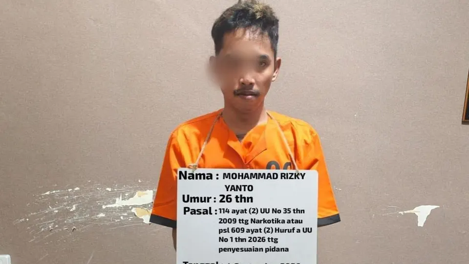 Kurir Sabu 4 Kg Ditangkap di Labuhanbatu, Pekerja Migran Asal Jatim Terancam Hukuman Mati