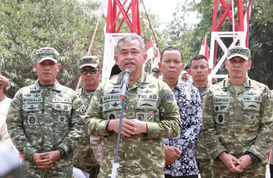 Jembatan ke-2.500 TNI AD Selesai Dibangun Korem 051/Wijayakarta di Cibarusah Bekasi