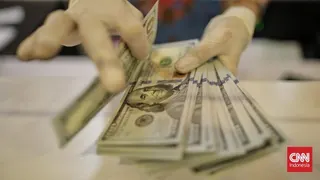 Rupiah Lesu ke Level Rp17.585 per Dolar AS pada Jumat Pagi