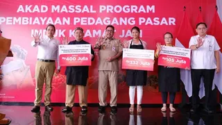 Pemprov DKI Buka Akses Pembiayaan Rp 48 Miliar bagi Pedagang Pasar Induk Kramat Jati