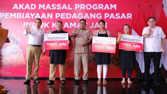 Pemprov DKI Buka Akses Pembiayaan Rp 48 Miliar bagi Pedagang Pasar Induk Kramat Jati