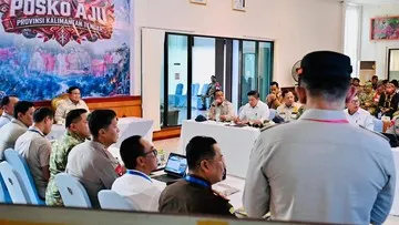 Tito Dampingi Prabowo ke Palangka Raya Bahas Penguatan Penanganan Karhutla