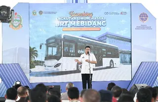 Resmikan BRT Mebidang, Gubernur Bobby Dorong Integrasi Transportasi Publik Medan-Binjai-Deli Serdang