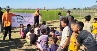 Baznas Hadirkan Layanan Dukungan Psikososial Bagi Anak-Anak Penyintas Gempa di NTT