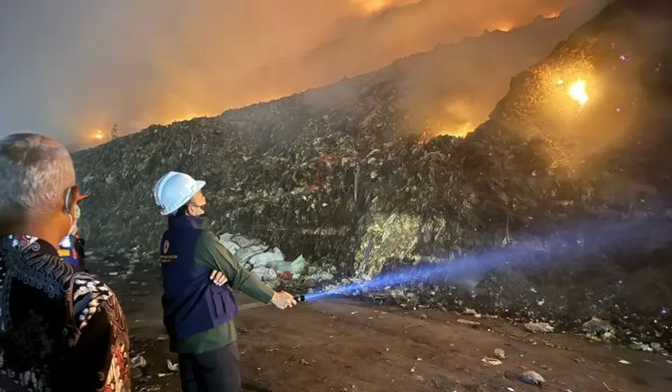 TPA Putri Cempo Terbakar, Wali Kota Solo Tetapkan Tanggap Darurat 14 Hari
