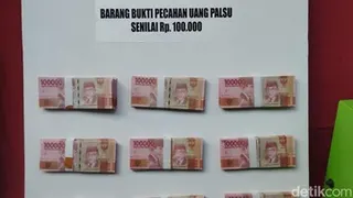 Sindikat Upal Sudah 2 Kali Cetak Uang Palsu, 4 Ribu Lembar Cacat Produksi