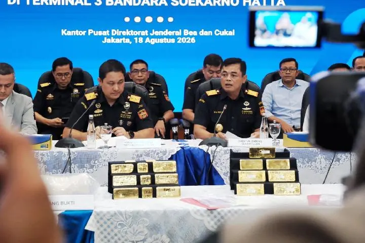 Bea Cukai Gagalkan Ekspor Ilegal 22,3 Kilogram Emas Senilai Rp 60 Miliar di Bandara Soekarno-Hatta