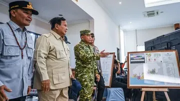 Presiden Prabowo Tinjau Langsung Penanganan Karhutla di Kalimantan di Tengah Fenomena El Nino