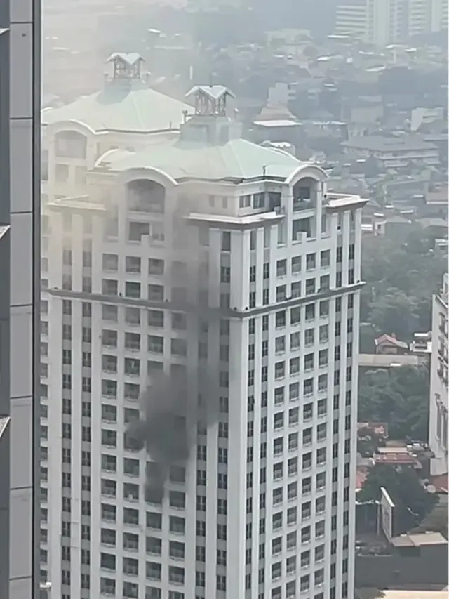 Kebakaran Apartemen Pavilion Jakpus, 14 Orang Dievakuasi