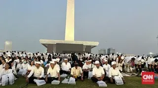 Zikir dan Doa Kebangsaan di Kawasan Monumen Nasional Jakarta