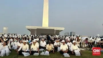 Zikir dan Doa Kebangsaan di Kawasan Monumen Nasional Jakarta