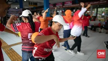 Keseruan Lomba 17-an di Terminal Kampung Rambutan Menyambut Kemerdekaan Indonesia