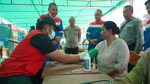Pertamina Buka Layanan Kesehatan Gratis bagi Pengungsi Gempa di Reo Kabupaten Manggarai
