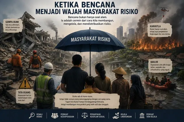 Bencana Indonesia, Gempa, dan Karhutla, Membaca Wajah Asli Masyarakat Risiko