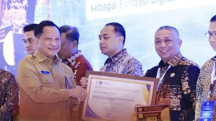 Padang Panjang Raih Penghargaan IKD Dukcapil Prima Award 2026 dari Kemendagri