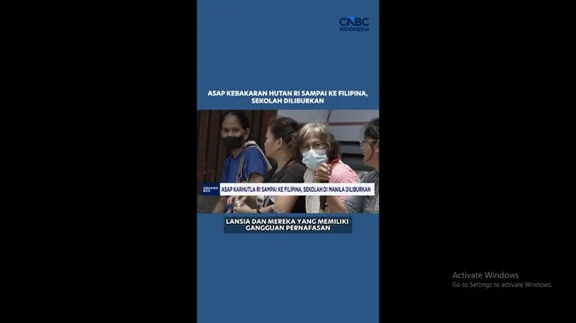 Video, Asap Kebakaran Hutan RI Sampai ke Filipina, Sekolah Diliburkan