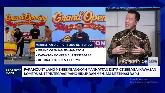 Paramount Land Resmikan Kawasan Komersial Hampton di Manhattan District Gading Serpong