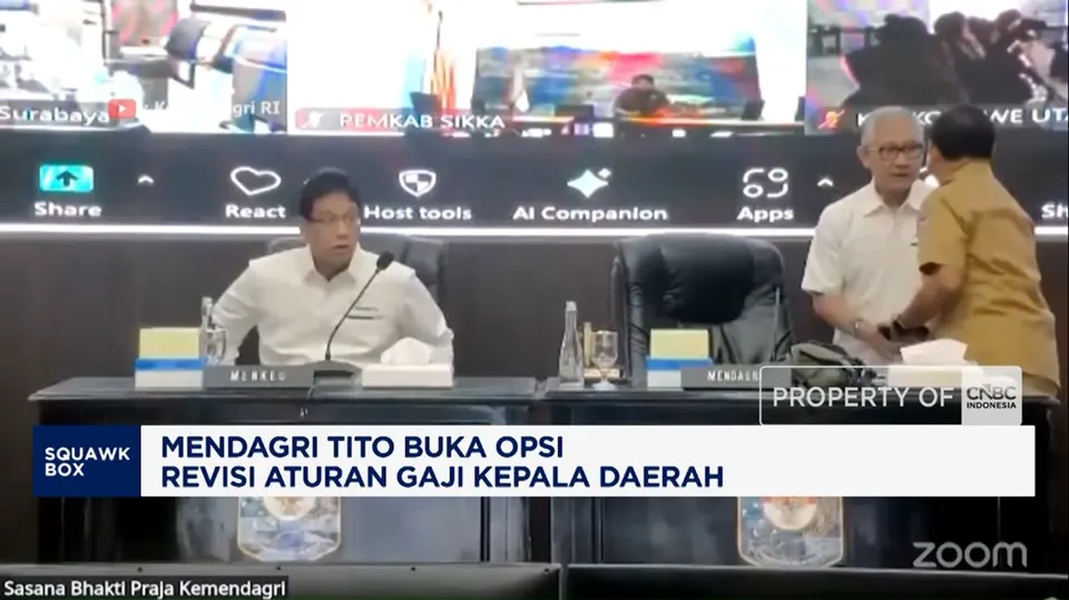 Menyimak Opsi Revisi Aturan Hak Keuangan Kepala Daerah dari Mendagri Tito Karnavian