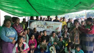 PPNK 73 Lemhannas Salurkan Bantuan Paket Sembako Untuk Warga Terdampak Gempa NTT
