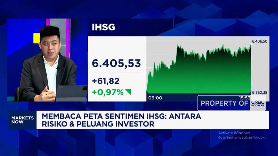 IHSG Akhir Pekan Melesat Tembus Level 6.400 Bersama Penguatan Rupiah
