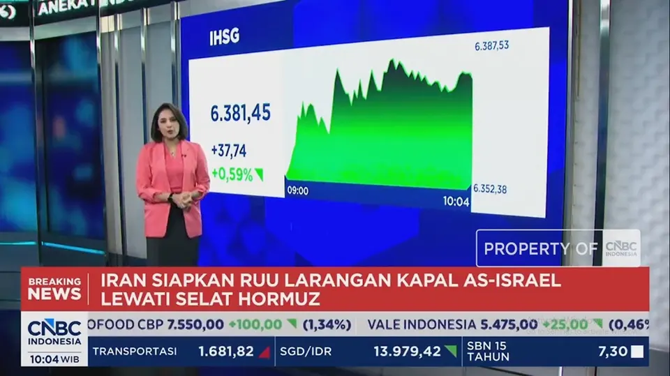 Dinamika Pasar Keuangan, IHSG Menguat ke 6.380 di Tengah Isu Selat Hormuz