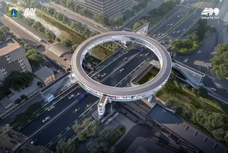 Pedestrian Deck Dukuh Atas, Jembatan Melingkar Rp 300 Miliar Penghubung Lima Moda Transportasi