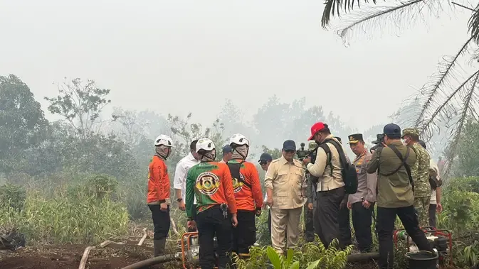 Prabowo Yakin Kebakaran Hutan Kalimantan Terkendali, Dulu Lebih Parah