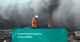 Kebakaran Rumah di Kebon Kelapa Gambir, 25 Unit Damkar Dikerahkan
