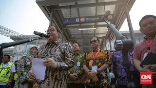 Pramono Berharap LRT Kelapa Gading-Manggarai Diresmikan Bulan September