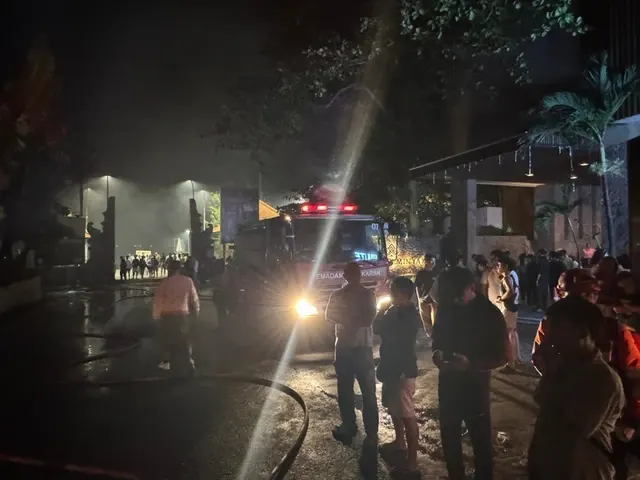 Kebakaran Restoran di Seminyak Bali, Kerugian Capai Rp 4 M, 4 Motor Hangus